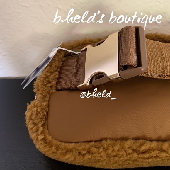 lululemon Everywhere Belt Bag *Fleece in Burnt Caramel Gold Zipper Brand New NWT - Picture 7 of 16